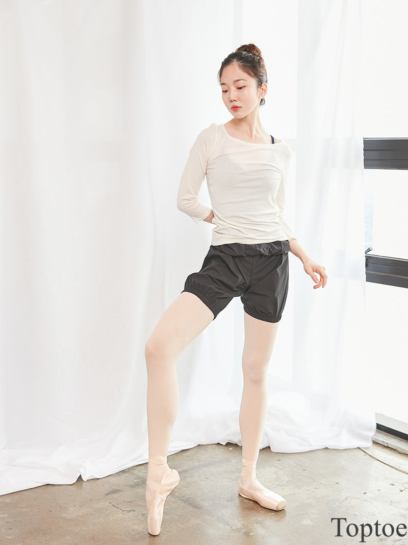 Steam warm up short pants(6c)